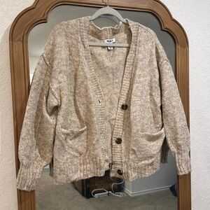 Short Knit Cardigan Sweater